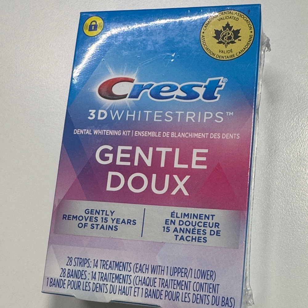 Crest 3D Whitestrips Gentle Doux Kit